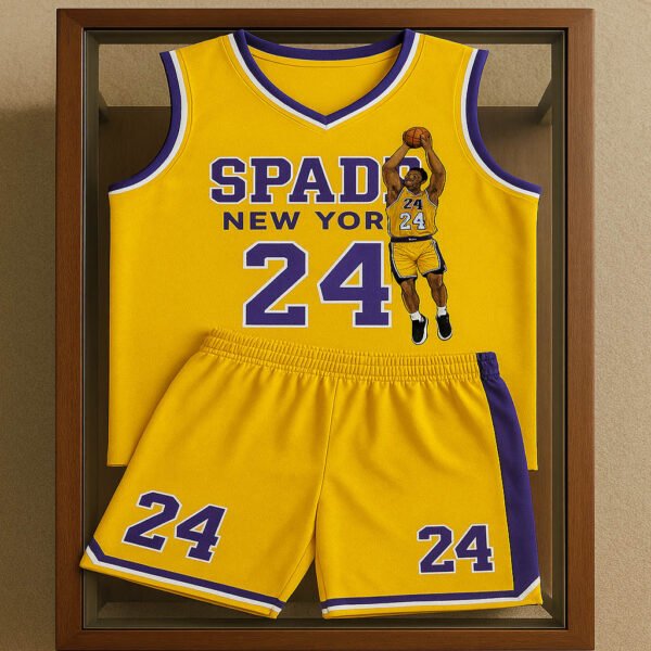 Yellow Bespoke Basketball Uniform