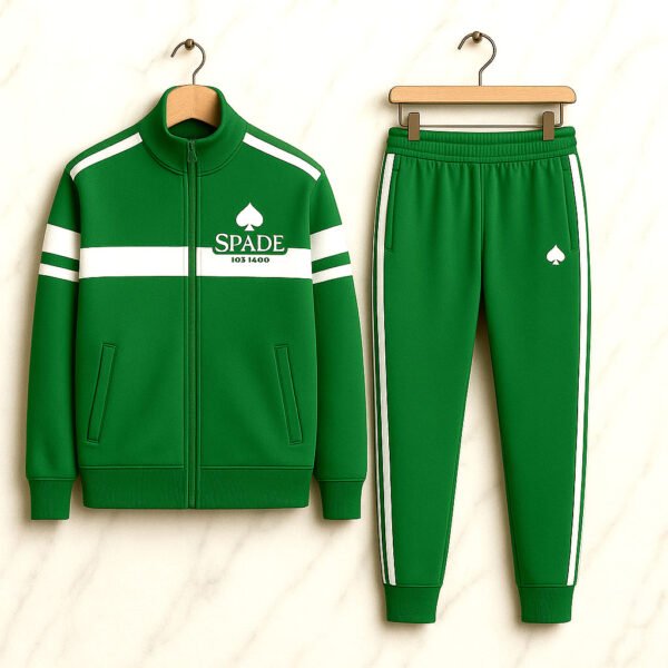 Green tracksuits