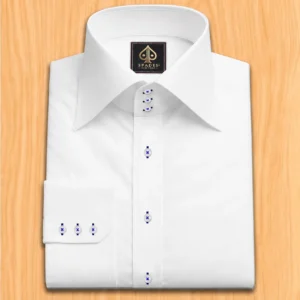 Egyptian Cotton High Collar Dress Shirt